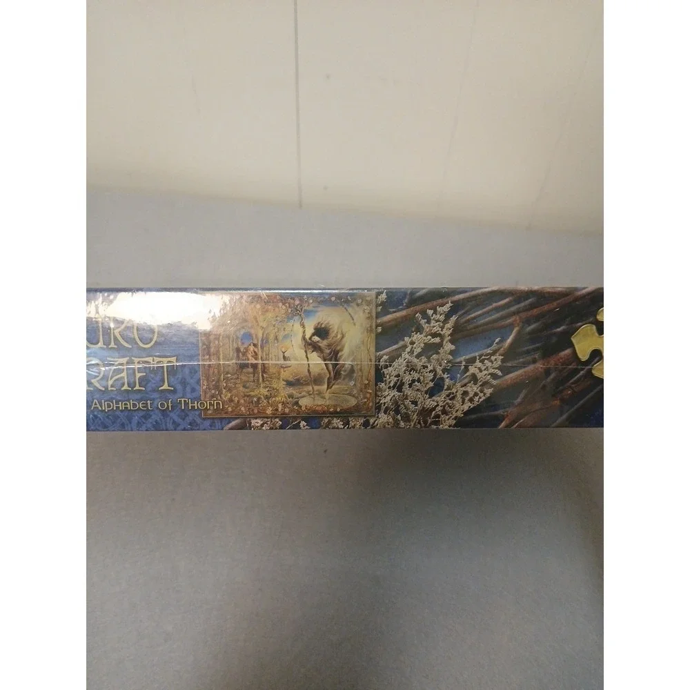 Masterpieces Art of Kinuko Craft Alphabet of Thorn 1000 Pcs Puzzle 19x27 NEW !